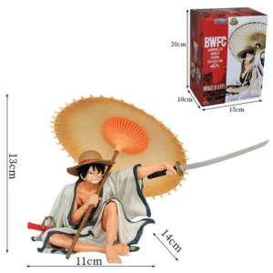 Luffy Sitting With Umbrella 13cm