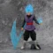 Goku With Blue And pink Sword Figure 24.5cm