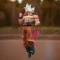 Son Goku Ultra Instinct White Hair 22cm - Dragon Ball Z