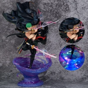 Zoro Standing on Tornado – 37cm High-Detailed Figure