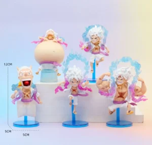 Gear 5 Luffy Crazy Reaction set of 5pcs