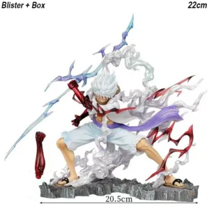 Luffy Holding Thunder Lightning 21cm Action Figure