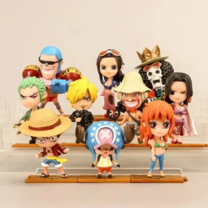 One Piece 10pcs Set 8-9cm