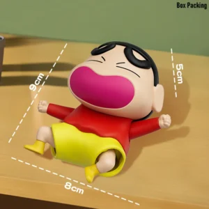 Shinchan Red Crying Moveable Figure