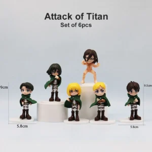 Attack of Titan Set of 6pcs
