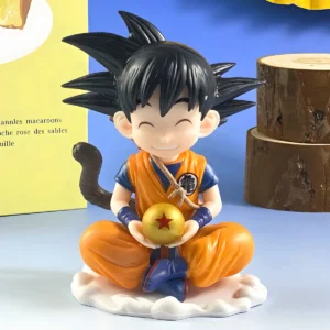 Goku Smiling Sitting On Cloud 13cm Action Figure