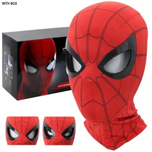 Spiderman Face Mask Moving Eyes With Jaw Motion