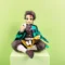 Tanjiro Kamado Sitting Action Figure 11cm